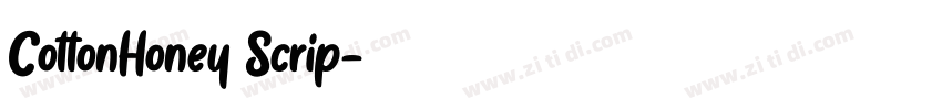 CottonHoney Scrip字体转换